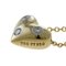 TIFFANY&Co. Dots Heart Necklace 18K K18 Yellow Gold Diamond Women's 8