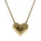 TIFFANY&Co. Dots Heart Necklace 18K K18 Yellow Gold Diamond Women's 3