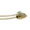 TIFFANY&Co. Dots Heart Necklace 18K K18 Yellow Gold Diamond Women's 4