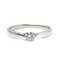Platin Solitaire Ring von Tiffany & Co. 3