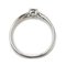 Platin Solitaire Ring von Tiffany & Co. 4