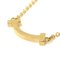TIFFANY&Co. K18YG Gelbgold T Smile Mini Halskette 62617640 2.2g 41-46cm Damen 4