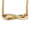 TIFFANY&Co. K18YG Yellow Gold Infinity Necklace 4.5g 40cm Women's 4