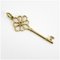 TIFFANY Knot Key Pendant Top K18YG 3.2g Ladies, Image 5