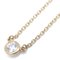 TIFFANY&Co. Vistheyard Necklace 1P Diamond K18YG Yellow Gold Pendant 097984 8