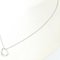 TIFFANY & Co. collier pendentif coeur ouvert platine diamant 41 cm 01-B124836 2
