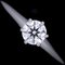 TIFFANY&CO. Solitaire Diamond 0.29ct I/VVS2/3EX 7.5 Ring Pt Platinum 8