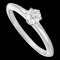 TIFFANY&Co Diamond 0.29ct Solitaire Ring Pt950 #12.5 1