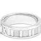 TIFFANY Atlas White Gold [18K] Fashion Diamond Band Ring Silver 6