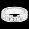 TIFFANY Atlas White Gold [18K] Fashion Diamond Band Ring Silver 1