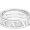 TIFFANY Atlas White Gold [18K] Fashion Diamond Band Ring Silver 8
