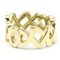TIFFANY LOVE & KISS Ring Gelbgold [18K] Fashion No Stone Band Ring Gold 4