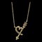 TIFFANY Heart Arrow Necklace Pink Gold [18K] No Stone Men,Women Fashion Pendant Necklace [Pink Gold] 1