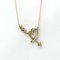 TIFFANY Heart Arrow Necklace Pink Gold [18K] No Stone Men,Women Fashion Pendant Necklace [Pink Gold] 6