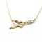 TIFFANY Heart Arrow Necklace Pink Gold [18K] No Stone Men,Women Fashion Pendant Necklace [Pink Gold] 5