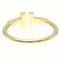 TIFFANY T Wire Ring Gelbgold [18K] Fashion No Stone Band Ring Gold 5