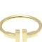 TIFFANY T Wire Ring Gelbgold [18K] Fashion No Stone Band Ring Gold 7