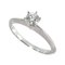 Solitaire Diamant & Platin Ring von Tiffany & Co. 5