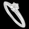 TIFFANY&Co Diamond 0.30ct Solitaire Ring Pt950 #10.5 1