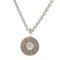 Gold & White Diamond Circle Necklace from Tiffany & Co. 1