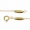 TIFFANY Visor Yard Approx. 0.12ct Necklace 18K Yellow Gold Women's &Co. 5