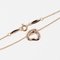 TIFFANY&Co. Open Heart 11mm Necklace K18 PG Pink Gold 3P Diamond Approx. 2.91g I112223148 7