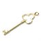 Trefoil Key Charm Gelbgold Halskette mit Anhänger von Tiffany & Co. 2