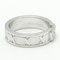 TIFFANY Atlas White Gold [18K] Fashion Diamond Band Ring Silver 5
