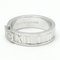 TIFFANY Atlas White Gold [18K] Fashion Diamond Band Ring Silver 3