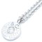 TIFFANY&Co. 1837 Circle Necklace 1P Diamond K18WG White Gold 291156, Image 8