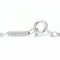 TIFFANY & Co. 1837 Collier Cercle 1P Diamant K18WG Or Blanc 291156 6
