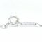 TIFFANY & Co. 1837 Collier Cercle 1P Diamant K18WG Or Blanc 291156 7