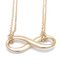 TIFFANY&Co. Infinity Necklace 750PG Pink Gold K18RG Rose 291087, Image 4