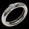 TIFFANY Friendship Heart Diamond Ring K18 White Gold Ladies &Co. 1