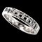 TIFFANY&Co. K18WG White Gold T True Narrow Ring 62508213 No. 7.5 2.8g Women's 1