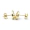Boucles d'oreilles Tiffany Knot No Stone Yellow Gold [18K] Clous d'oreilles en or, lot de 2 2
