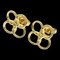 Tiffany & Co. Quadro Folio Earrings K18 Yellow Gold Women's, Set of 2 1