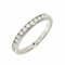Ring Half Diamond and Platinum Ring from Tiffany & Co. 1