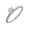 Anello solitario con diamanti in platino di Tiffany & Co., Immagine 1