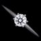 Anello solitario con diamanti in platino di Tiffany & Co., Immagine 4