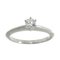 Anello solitario con diamanti in platino di Tiffany & Co., Immagine 2