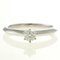 TIFFANY Solitaire 0.21ct I-VS1 Ring No. 9.5 Pt950 Platinum Diamond Ladies &Co., Image 3