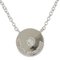 837 Circle Round Necklace in White Gold & Diamond from Tiffany & Co. 3