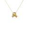 Ribbon Motif Yellow Gold Necklace from Tiffany & Co. 1