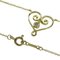 TIFFANY&Co. Necklace Ladies 750YG 1P Diamond Venice Goldoni Heart Yellow Gold Polished 5