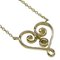 TIFFANY&Co. Necklace Ladies 750YG 1P Diamond Venice Goldoni Heart Yellow Gold Polished 3