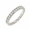 Half Diamond & Platinum Ring from Tiffany & Co. 1