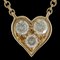TIFFANY & Co. Sentimental Heart Necklace 18K K18 Gold Diamond Ladies 1