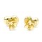 Tiffany Bean No Stone Yellow Gold [18K] Stud Earrings Gold, Set of 2, Image 3