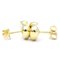 Tiffany Bean No Stone Yellow Gold [18K] Stud Earrings Gold, Set of 2, Image 4